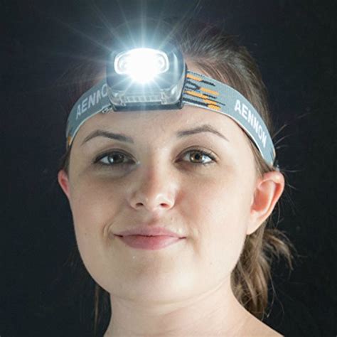 LED Headlamp Flashlight + 2x Safety Armbands, Super Bright & Comfortable, Headlamps Perfect for ...