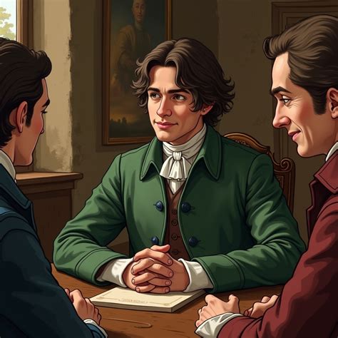 Men In 18th Century Room Stable Diffusion Online