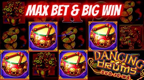 Dancing Drums Slot Machine Max Bet Bonus And Big Win Live Slot Play At