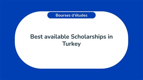 Best Available Scholarships In Turkey In