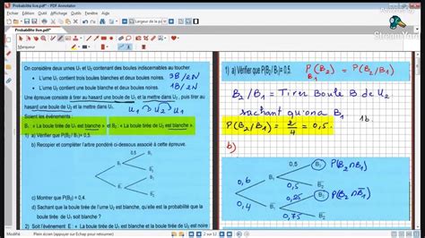 Probabilités Correction Bac Technique 2020 Session Principale Bac