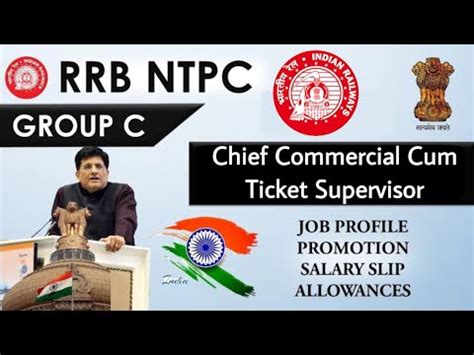 Job Profile Of Chief Commercial Cum Ticket Supervisor Ntpc Ccts