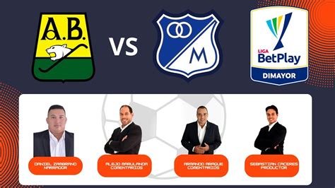 Atl Tico Bucaramanga Vs Millonarios Liga Bet Play Dimayor