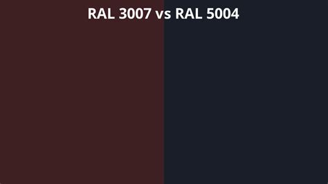 Ral 3007 Vs 5004 Ral Colour Chart Uk