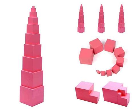 Montessori Pink Tower | Sensorial Montessori Materials