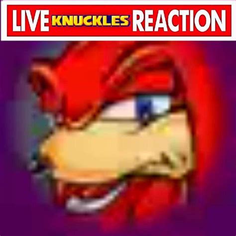 Live Knuckles Reaction Blank Template Imgflip