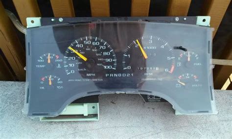 Buy Chevy S Blazer Jimmy Gauge Instrument Cluster In Homer City