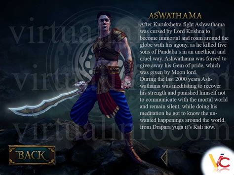 Ashwathama game development in India | Mahabharata character | game art ...