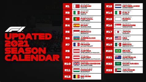 2021 F1 race calendar updated, as Turkey drops off and extra Austria ...