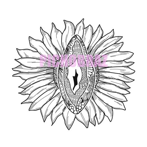 10 Digital Pages Vagina Coloring Book Yoni Coloring Book Etsy Australia