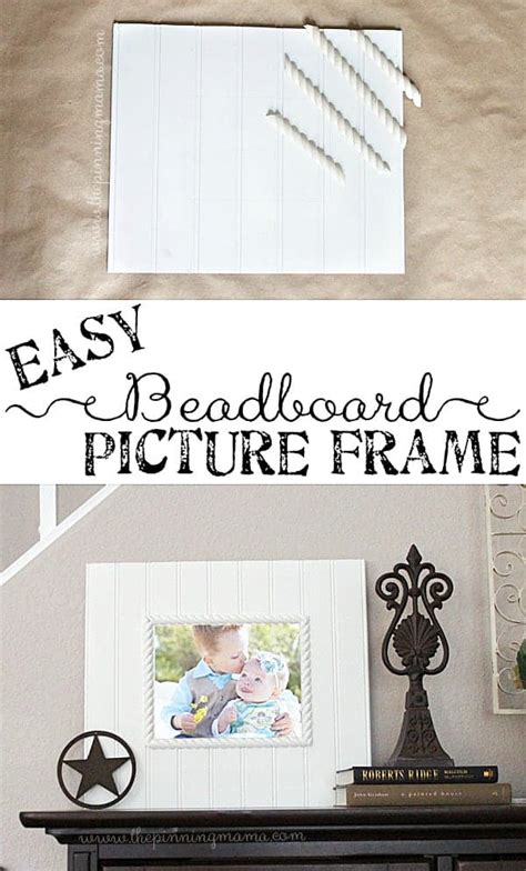 Step Diy Beadboard Picture Frame Ways The Pinning Mama