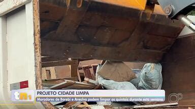 TEM Notícias 1ª Edição Bauru Marília Projeto Cidade Limpa percorre