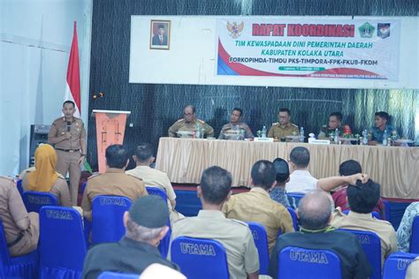 Kesbangpol Kolaka Utara Gelar Rapat Koordinasi Tim Kewaspadaan Dini