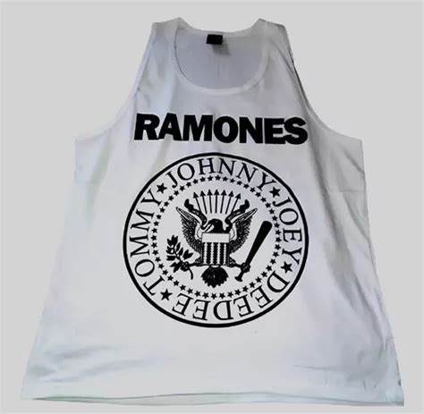 Playera Ramones Punk Sin Manga Meses Sin Intereses