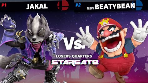 Stargate 5 Jakal Wolf Vs BeatyBean Wario Losers Quarters YouTube