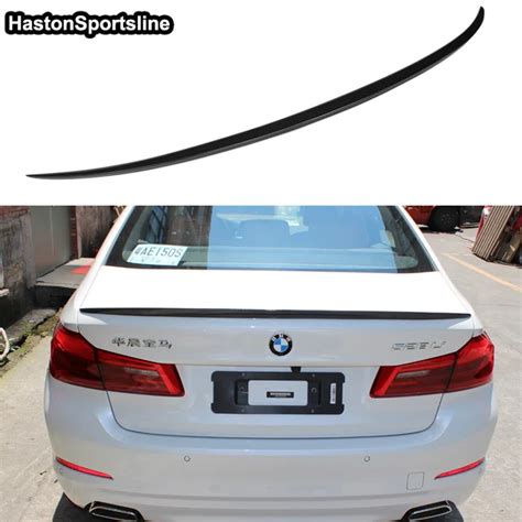 G30 M5 Style M Performance Carbon Fiber Rear Trunk Lip Spoiler Car Wing