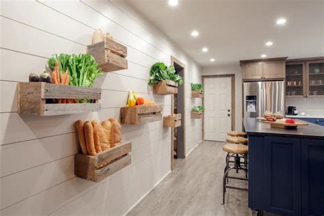 Shiplap Accent Wall Kitchen