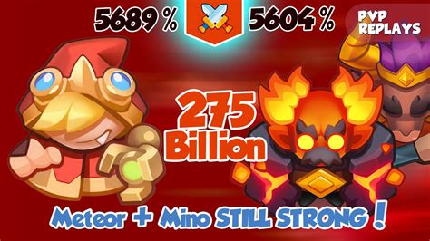 Riding Hood Vs Meteor 275 Billion Meteor Minotaur STILL STRONG