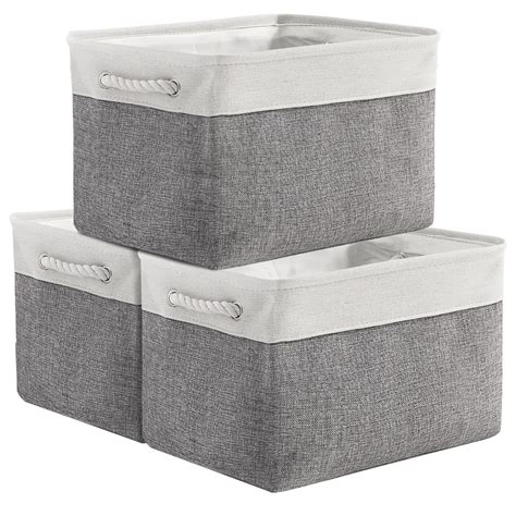 TheWarmHome Organization And Storage Basket For Organizing 3 Pack