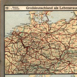 Großdeutschland als Lebensraum Wichtige Eisenbahnen Wichtige