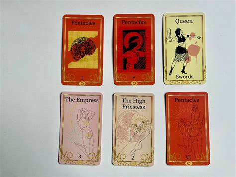 The Sex And Love Tarot Deck With Guidebook Printed In Usa Etsy