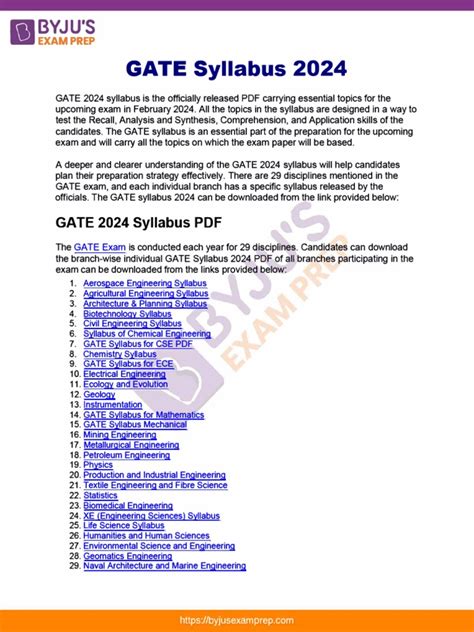 Gate Syllabus 2024 41 | PDF | Geophysics | Geology