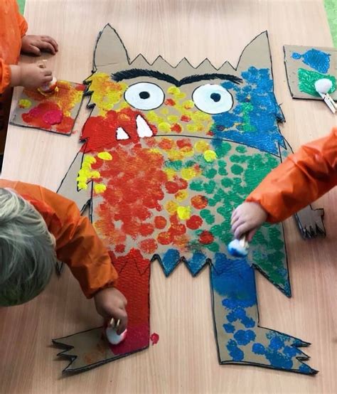 Pinterest | Monster crafts, Preschool crafts, Kindergarten art