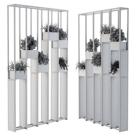 Plants Partition 3D Model For VRay Corona