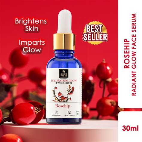 Good Vibes Radiant Glow Face Serum Rose Hip 30 Ml