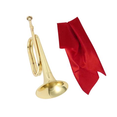 Scout Bugle Brass Bugle Music Instrument Classic Style With Mouthpiece