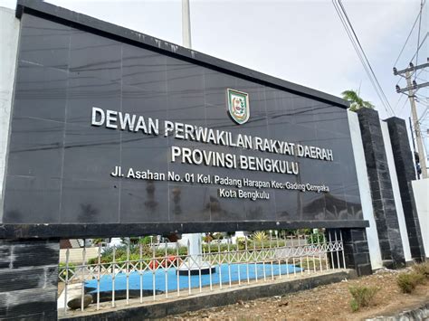 45 Anggota Dprd Provinsi Bengkulu 2024 2029 Dijadwalkan Pelantikan Di 2