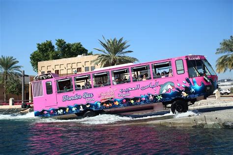 Stadtrundfahrt Durch Dubai Im Wonder Bus Gef Hrte See Und