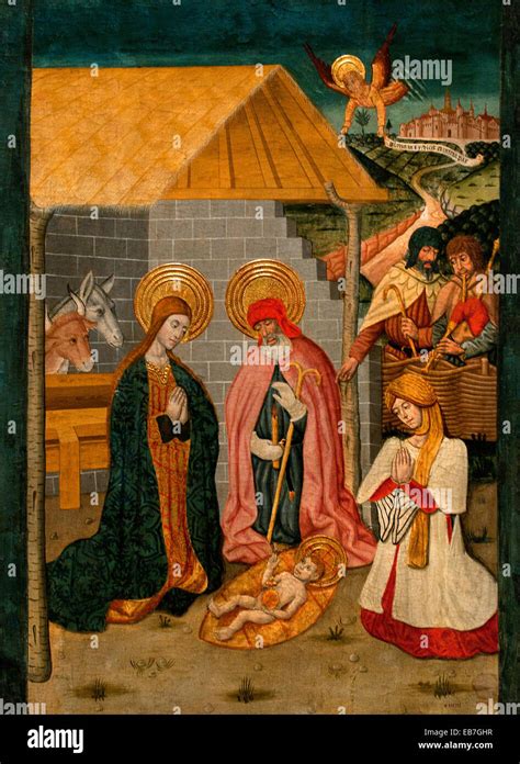 Nativity 1475 Pedro García de Benabarre 1445-1485 Spain Spanish ...