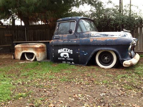 55 Chevy Rat Truck Chevy 57 Chevy Trucks Cool Trucks