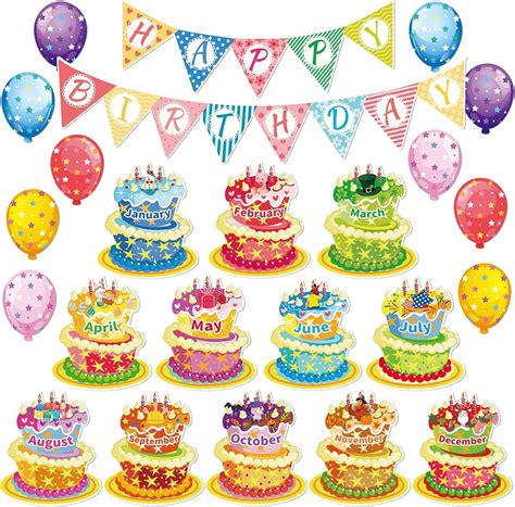 Happy Birthday Bulletin Board Set Birthday Chart And Nepal Ubuy