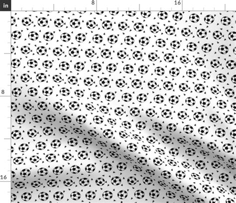 Soccer Fabric Soccer Ball Fabric // Sports Fabric by Andrea | Etsy