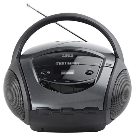 Customer Reviews Memorex CD CD R CD RW Boombox With AM FM Radio Black