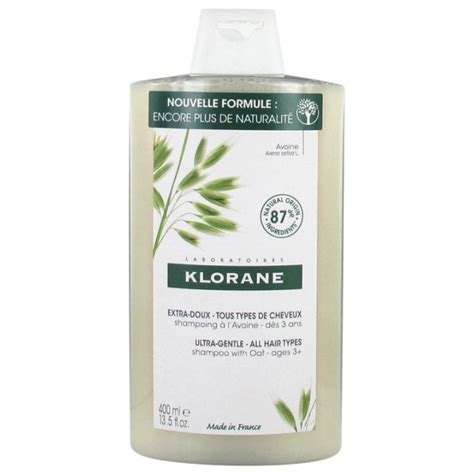 Shampoing Extra Doux Au Lait D Avoine De Klorane 400 Ml