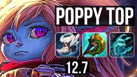 POPPY Vs GAREN TOP 9 0 10 1 9M Mastery Legendary 500 Games NA