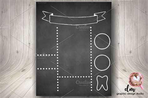 Printable Blank Chalkboard Template ~ Stationery Templates ~ Creative ...