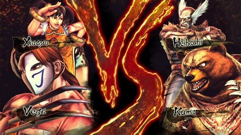 Xiaoyu Vega Vs Heihachi Kuma Street Fighter X Tekken Youtube