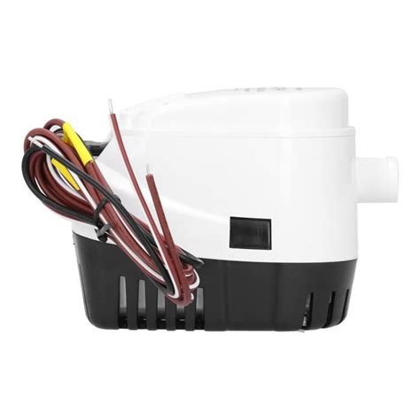 Qiilu Pompe à eau de cale Pompe de cale submersible automatique 12V