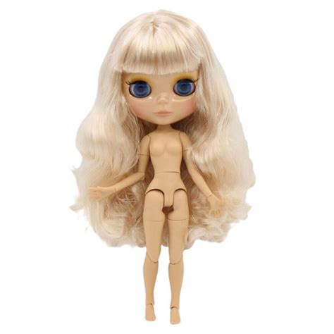 Neo Blythe Mu Eca Con Cabello Rubio Piel Bronceada Cara Linda Y