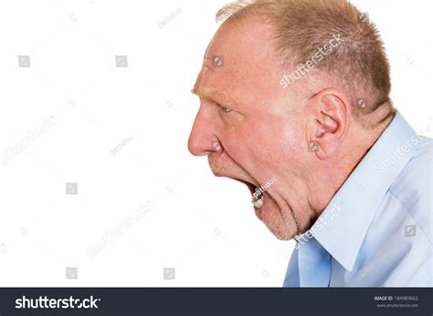 Angry Old Man Yelling