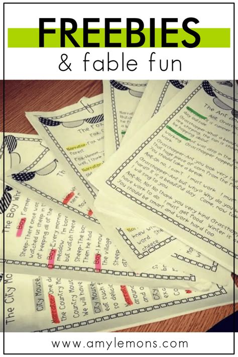 Fable Fun And Freebies Amy Lemons