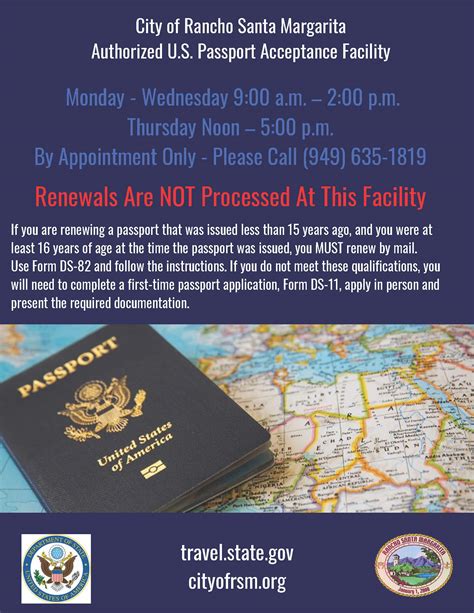 Passport Acceptance Facility Rancho Santa Margarita Ca