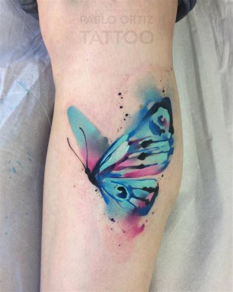 Tatuaje Mariposa En Acuarela Kulturaupice