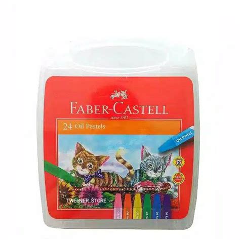 Jual Crayon 24 Warna Faber Castell Hexagonal Oil Pastell Faber