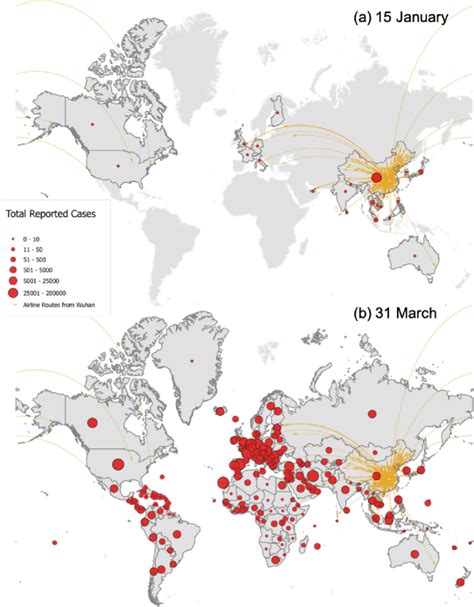 Global distribution of COVID-19 Cases (Jan-March 2020). Data Source ...