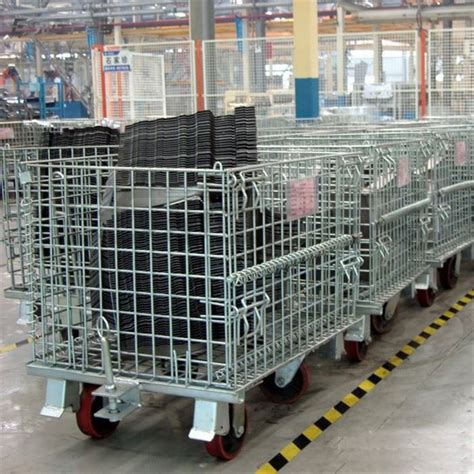 Pembekal Kontena Bakul Pallet Wire Mesh Tersuai China Pengilang